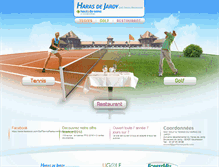 Tablet Screenshot of golftennisjardy.com